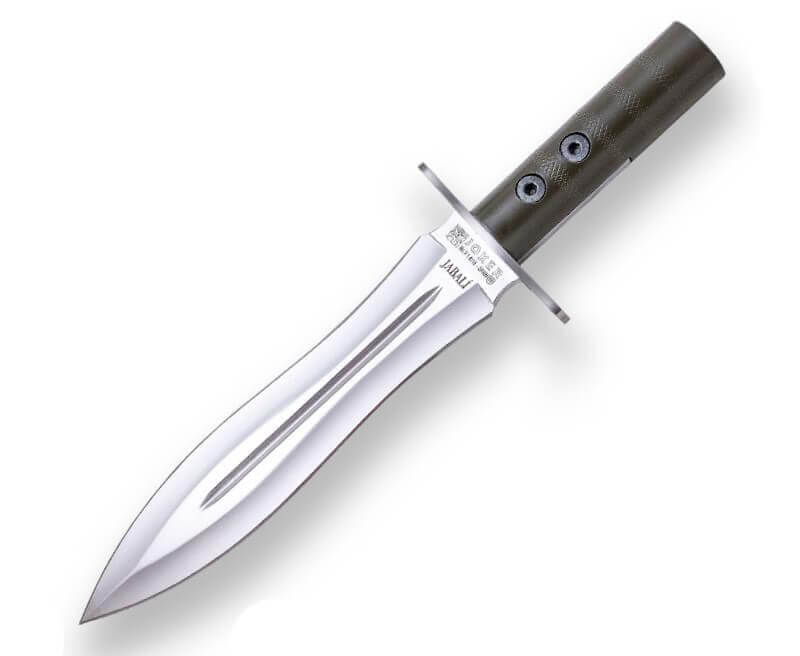 Cuchillo de caza Joker Jabali con mango de aluminio y lanza