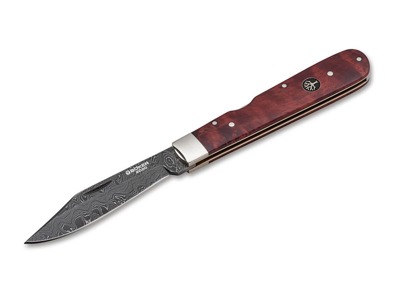 Navaja año 2020 Böker Damasco modelo 1906. Hoja de 8 cm de long...