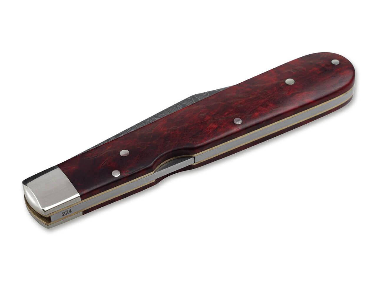Navaja año 2020 Böker Damasco modelo 1906. Hoja de 8 cm de longitud edición limitada