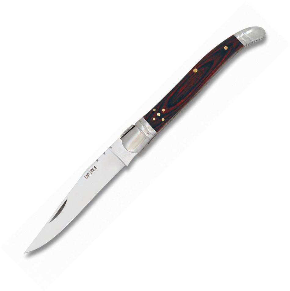 Navaja Laguiole Albainox con sacacorchos, mango de stamina roja y...