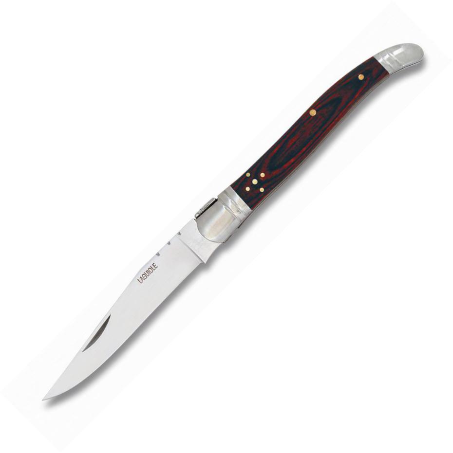 Navaja Albainox Laguiole presentada en caja con mango de micarta ...