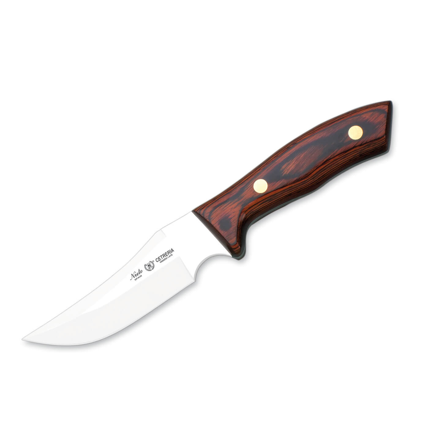 Cuchillo de caza Nieto Cetreria con mango de estamina y hoja de v...