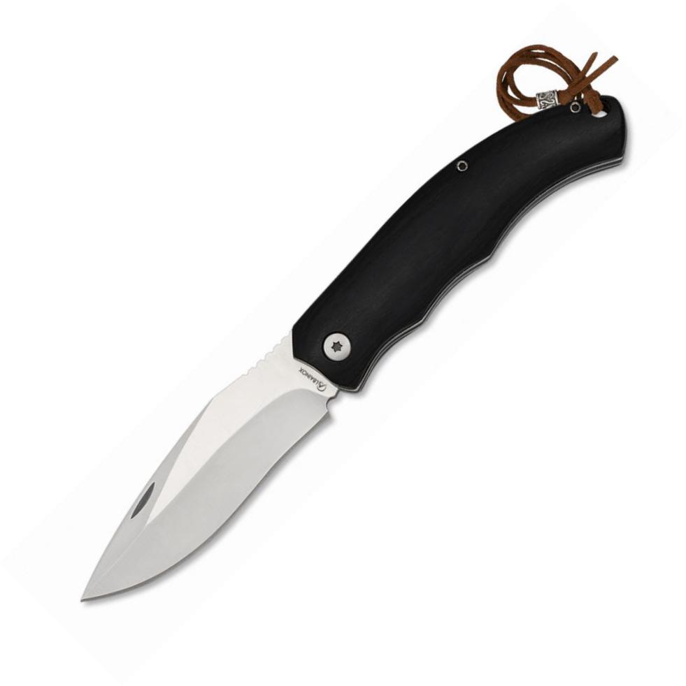 Navaja Albainox con mango de stamina negra y hoja de 8,6 cm