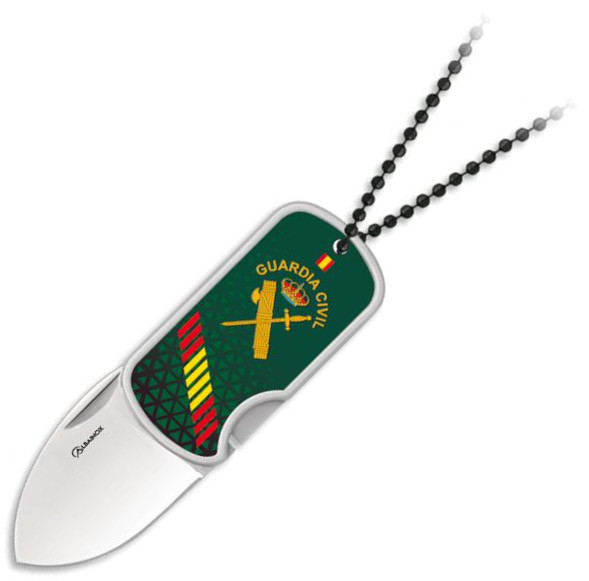 Navaja 3D Guardia Civil con clip y colgante