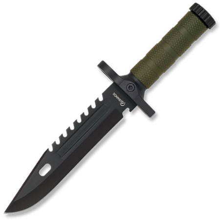 Cuchillo táctico y de supervivencia con pedernal y afilador de A...
