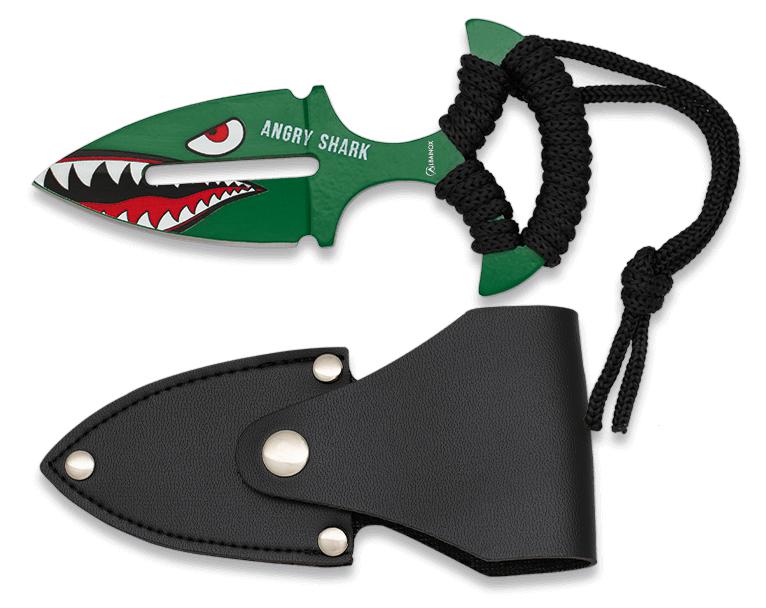 Cuchillo ALBAINOX Skinner Angry shark con hoja de 6.5 cm