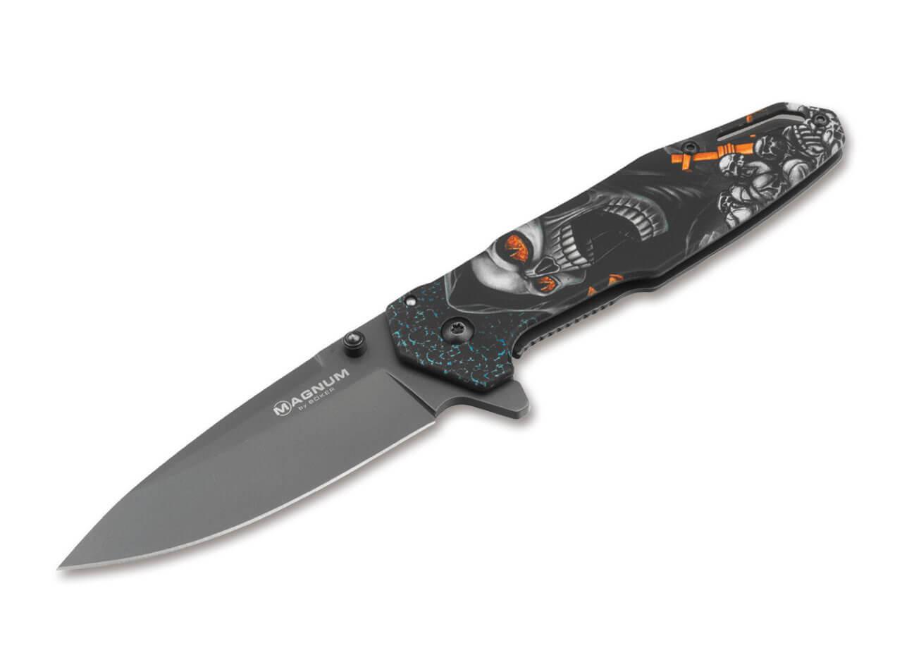 Navaja de bolsillo Magnum Screaming Skull