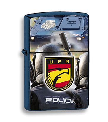 Isqueiro azul Albainox da Unidade Espanhola de Prevenção e Rea�...