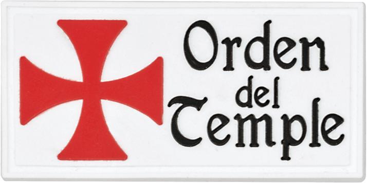 Parche con velcro de la Orden del Temple