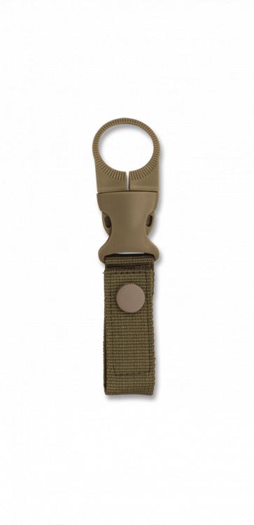 Portabotellas de color coyote hecho de ABS y nylon