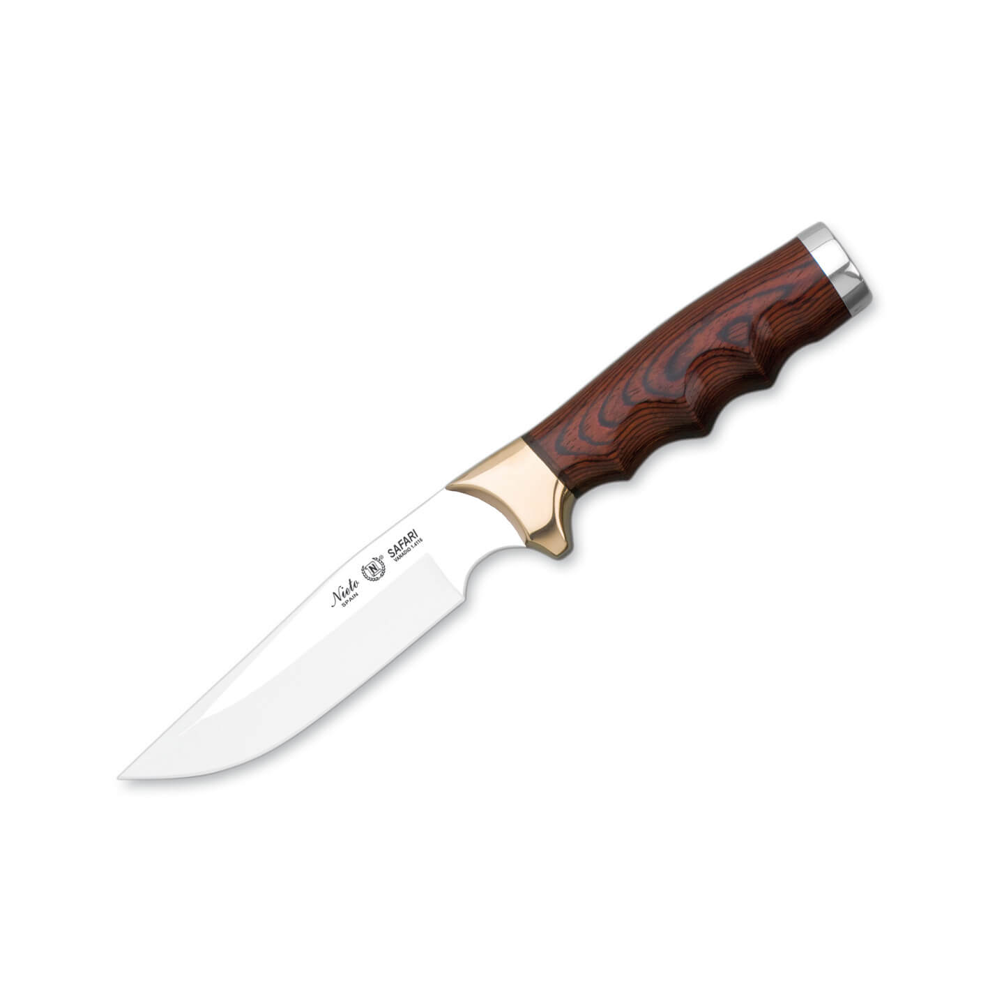 Cuchillo de caza Nieto Safari con mango de estamina y hoja de 15 ...