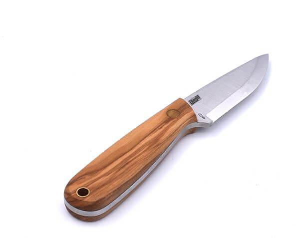 Cuchillo de cuello Brisa Necker 70 Scandi con puño de madera de ...