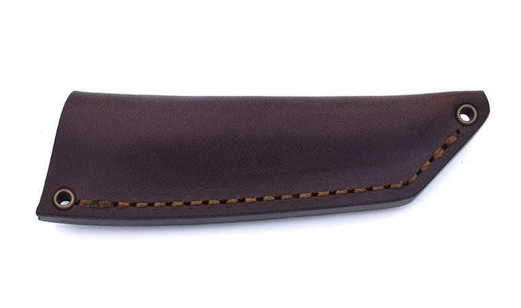 Cuchillo Brisa Kwaiken 90 M390 Micarta Marfil con funda marrón