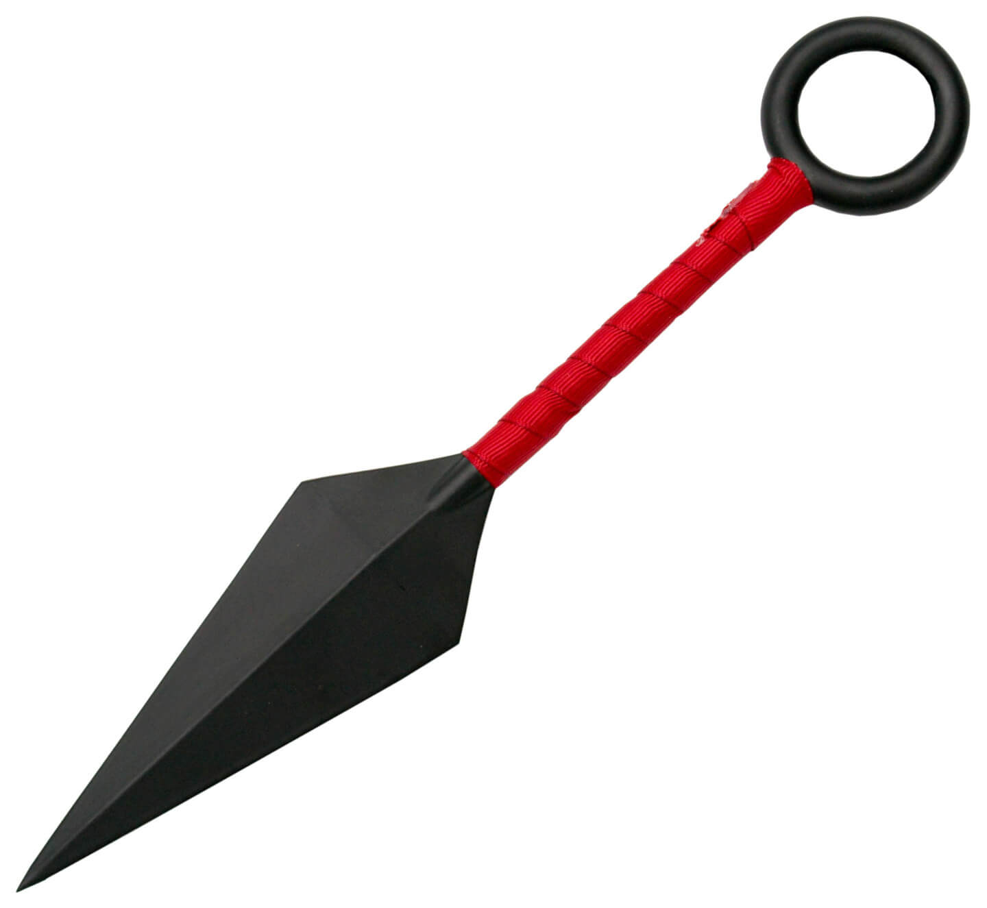Naruto dull throwing knife with red stringed handle