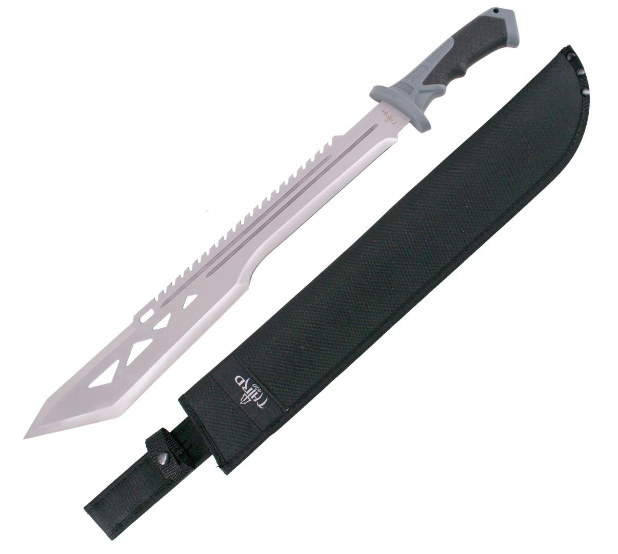 64.2 cm machete with satin-finish blade