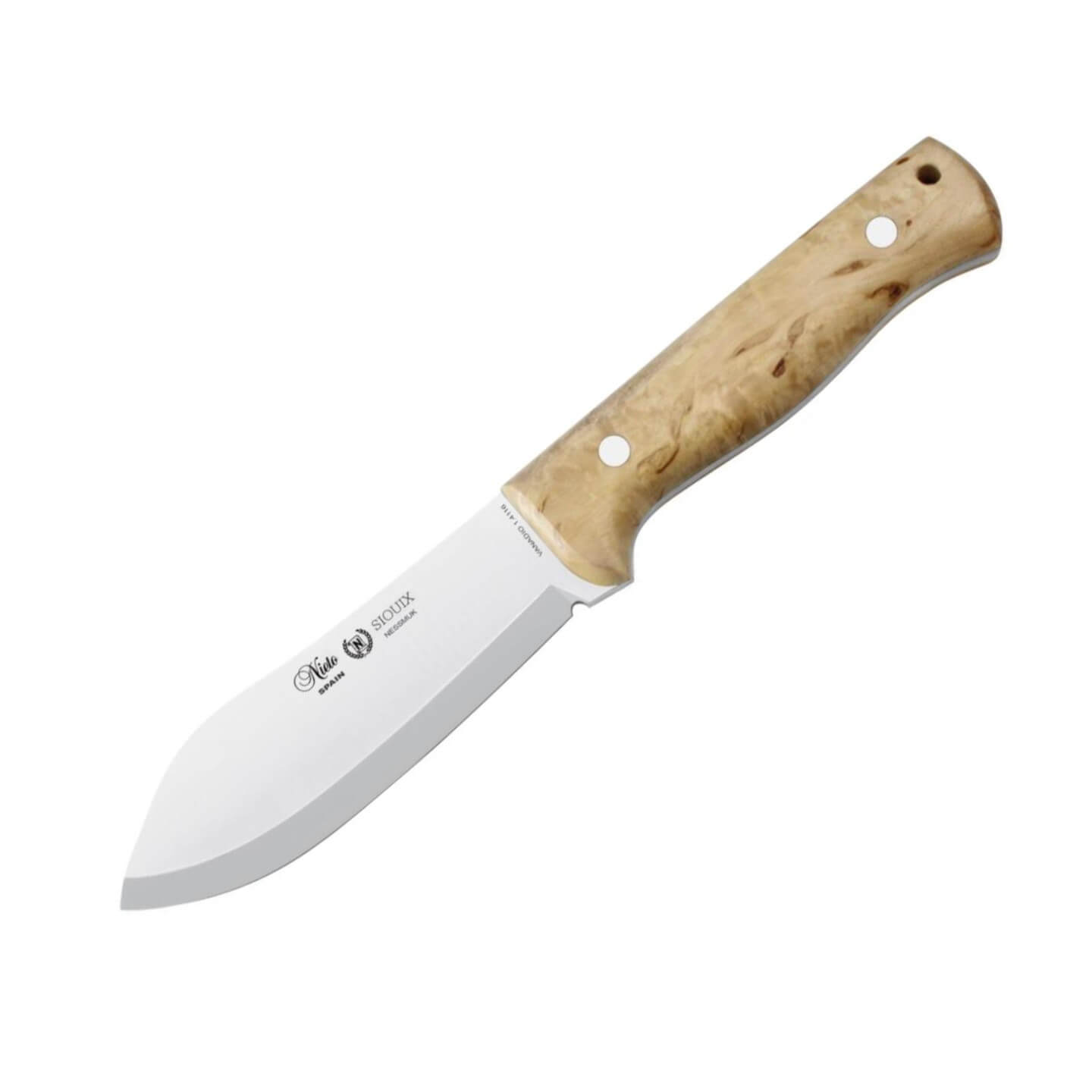 Sioux Nessmuk nieto con mango de madera de abedul