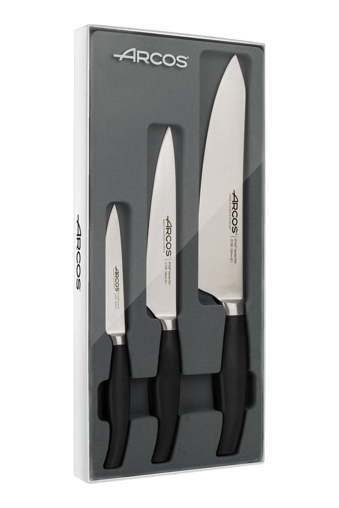 Arcos Juego de cocina 3 cuchillos forjados serie Clara