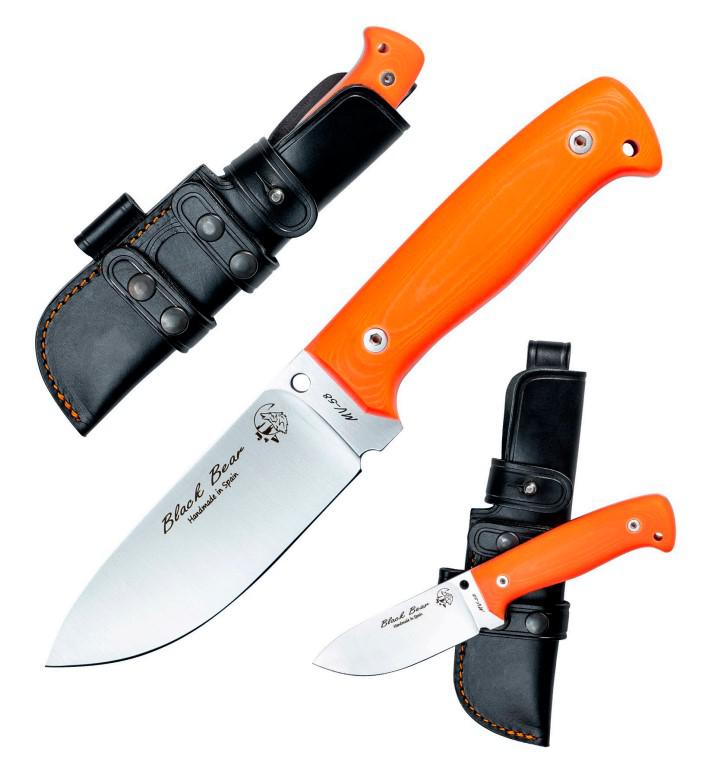 JV Black Bear con cachas de micarta naranja