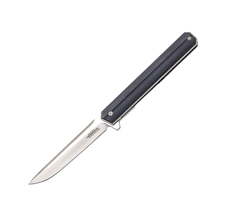 Navaja Gentleman JKRPRO con hoja Straight back de 9,5 cm y mango ...