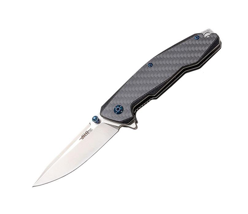 Navaja Gentleman JKRPRO con hoja Spear point de 8 cm y mango de G...