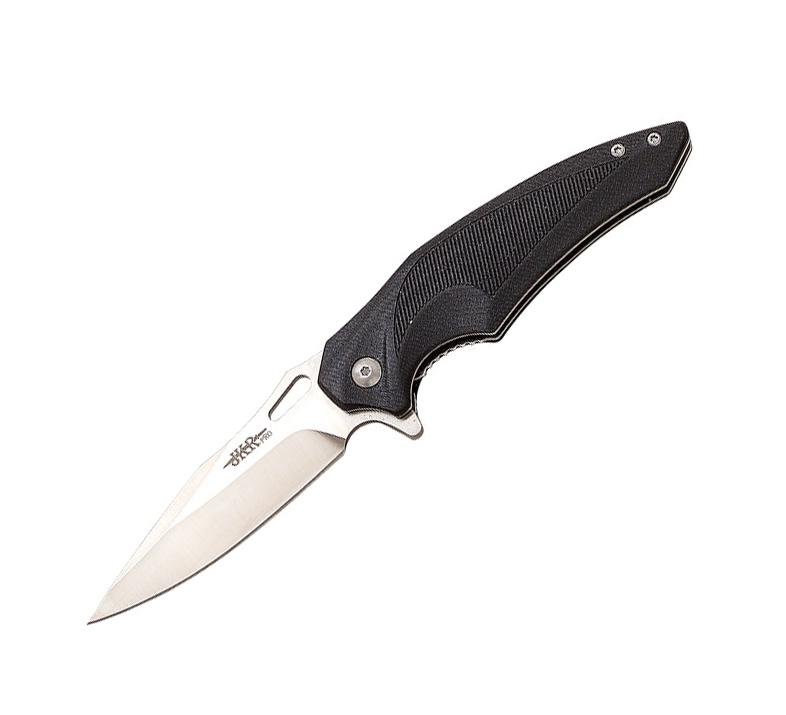 Navaja Gentleman JKRPRO con mango de G10 y hoja de 8 cm con punta...