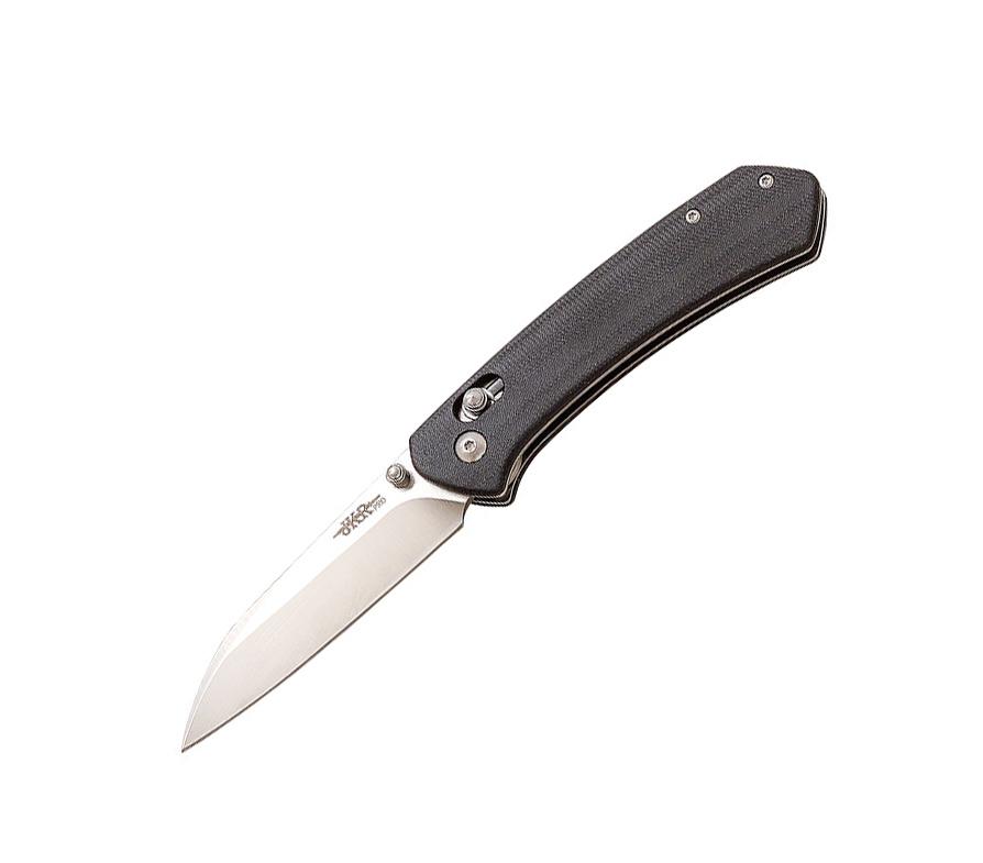 Navaja de bolsillo JKRPRO con mango de G10 y hoja de 8,7 cm con p...