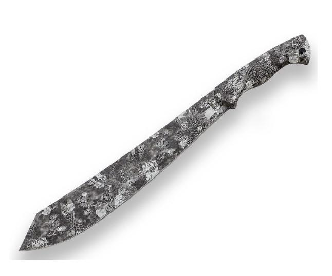 Machete cortacañas camuflaje con hoja larga de 36,5 cm y mango d...