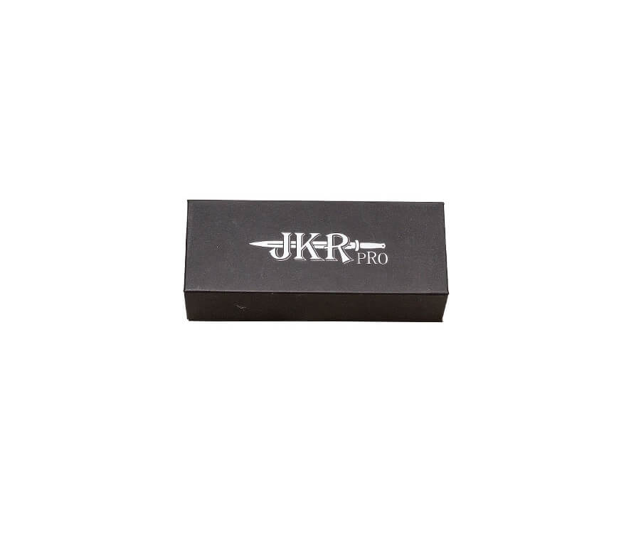 Navaja táctica JKR Pro con mango de G10 y hoja de acero D2 de 8 cm