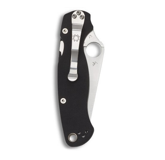 Spyderco Para military 2 con mango de G10 y hoja dentada de acero CPM S45VN
