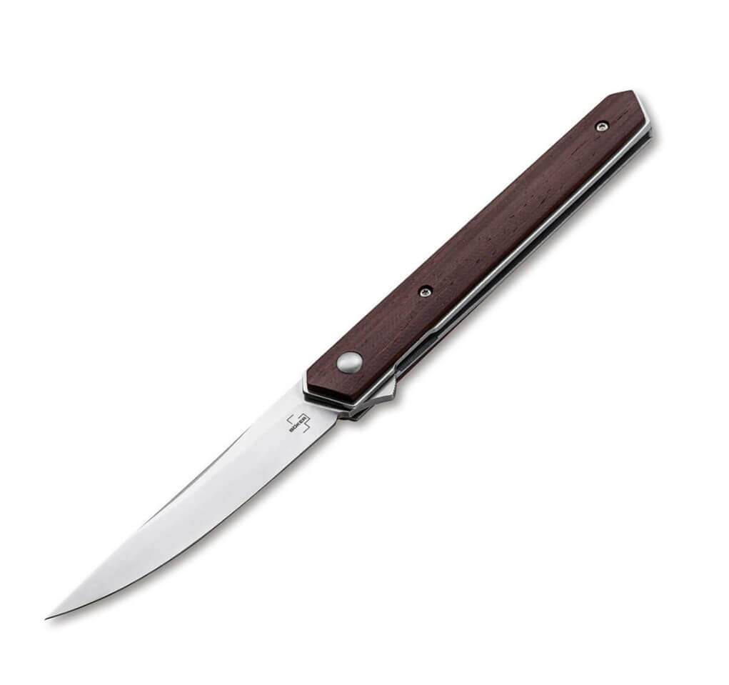 Boker Plus Kwaiken Air cocobolo una navaja táctica de acero VG-1...