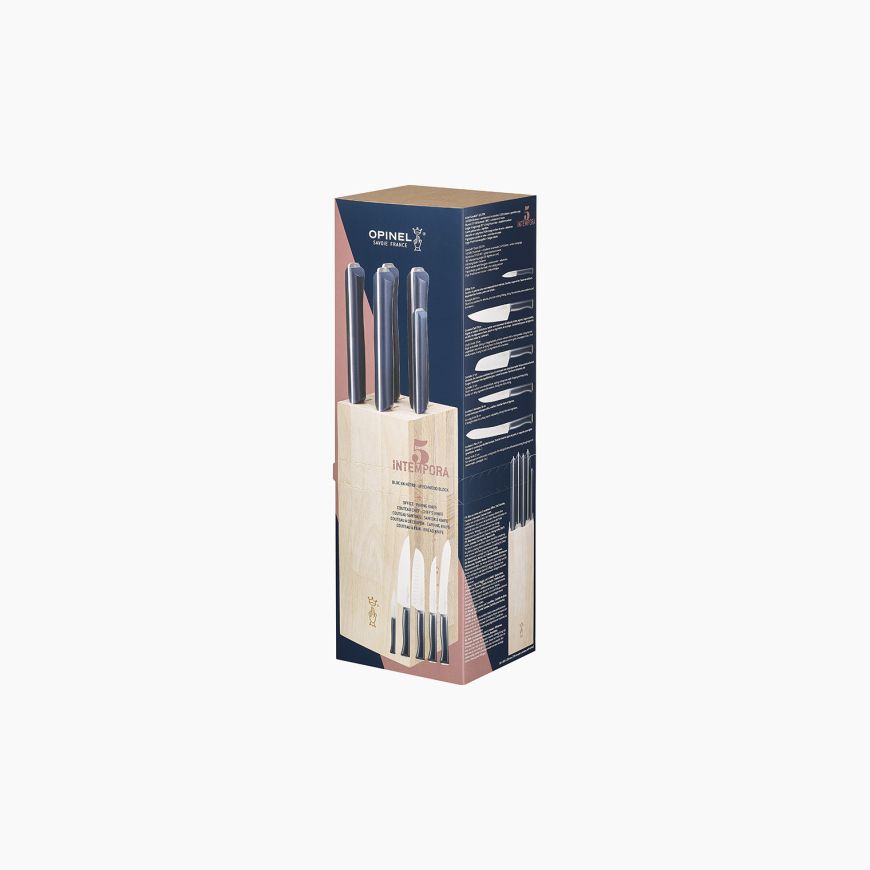 Bloqueo premium Intempora Opinel con 5 cuchillos