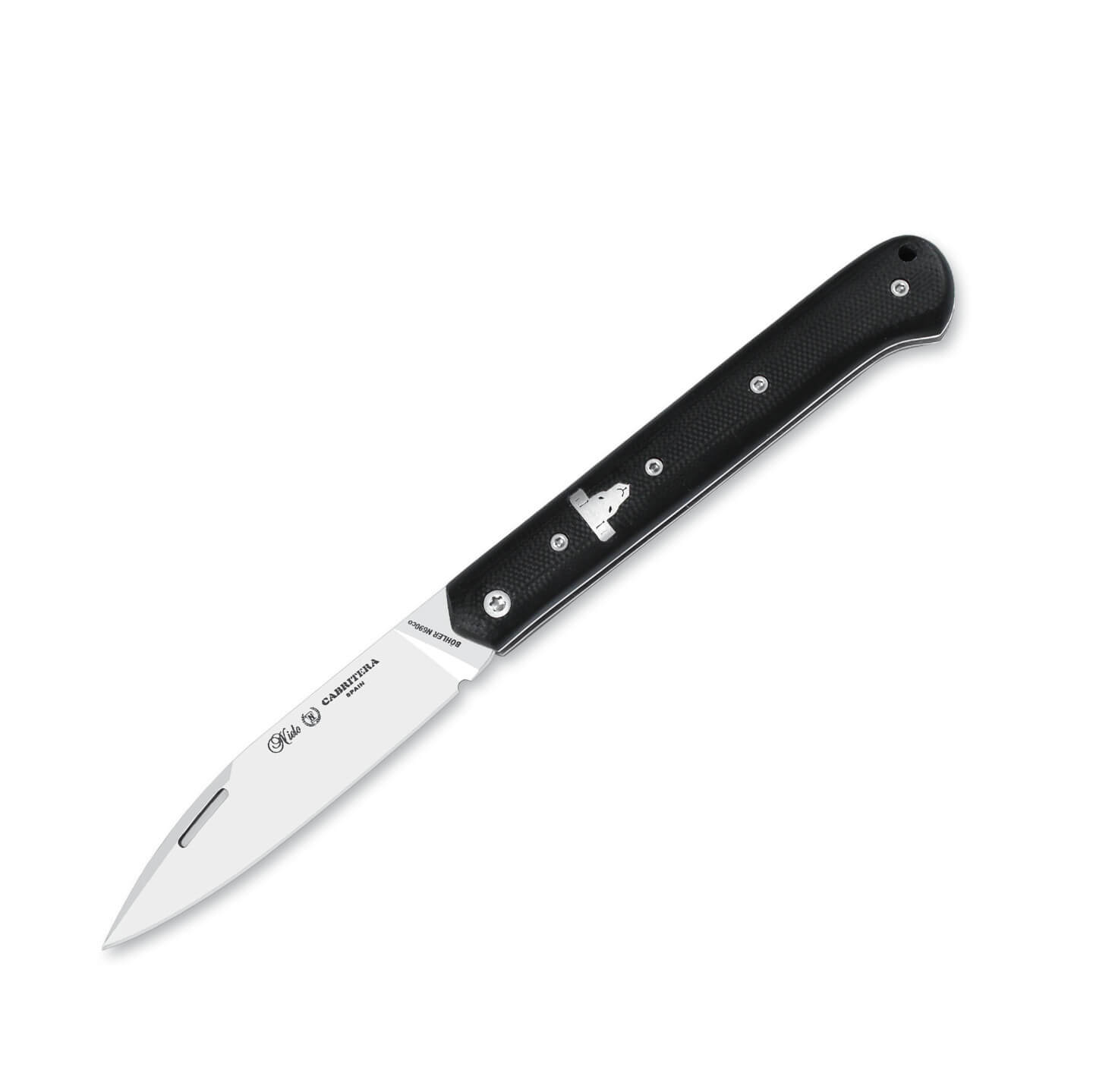 Couteau de poche Nieto Cabritera avec manche en G10 noir et lame ...