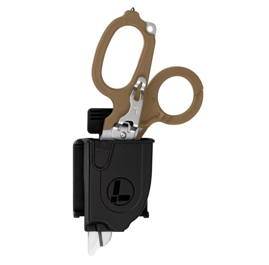 Tijeras multiherramienta Leatherman Raptor Rescue con mango marrón
