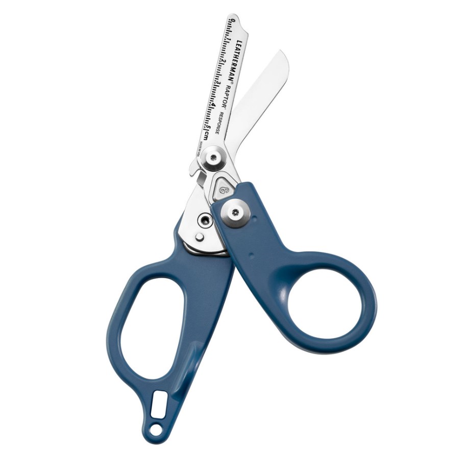 Tijeras multiherramienta Leatherman Raptor Response con mango azu...