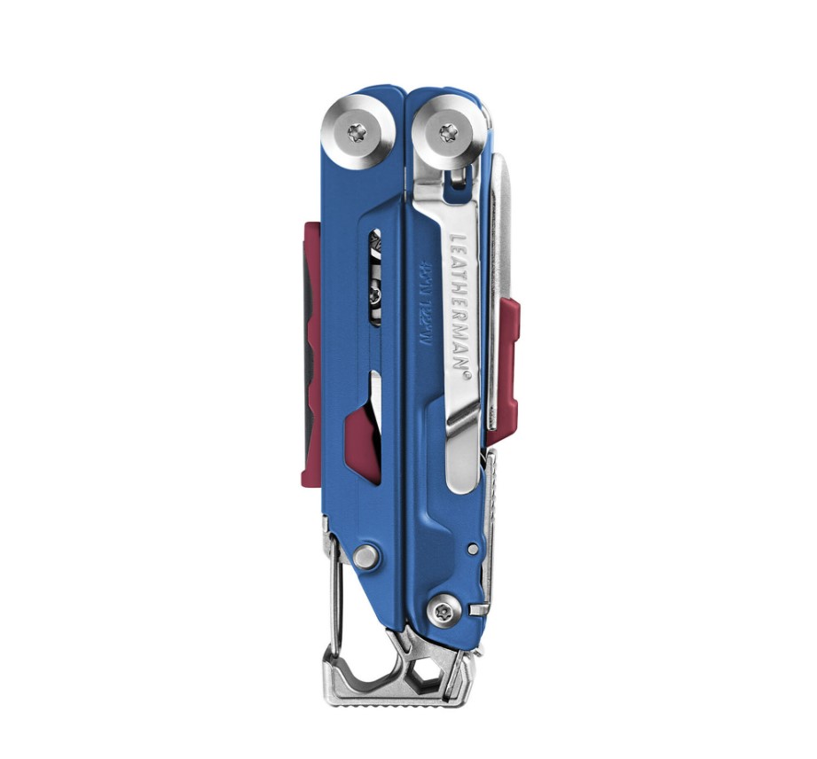 Multiherramienta Leatherman Signal con mango azul cobalto con 19 usos