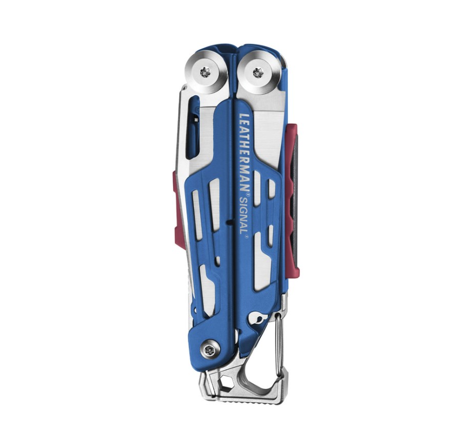 Multiherramienta Leatherman Signal con mango azul cobalto con 19 usos