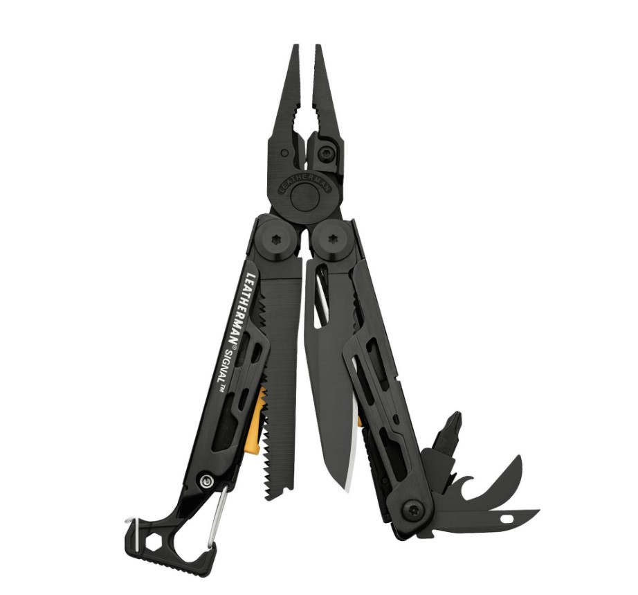 Multiherramienta Leatherman Signal total black con 19 usos