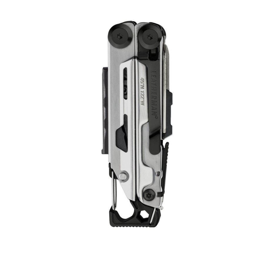 Multiherramienta Leatherman Signal negra y plata con 19 usos