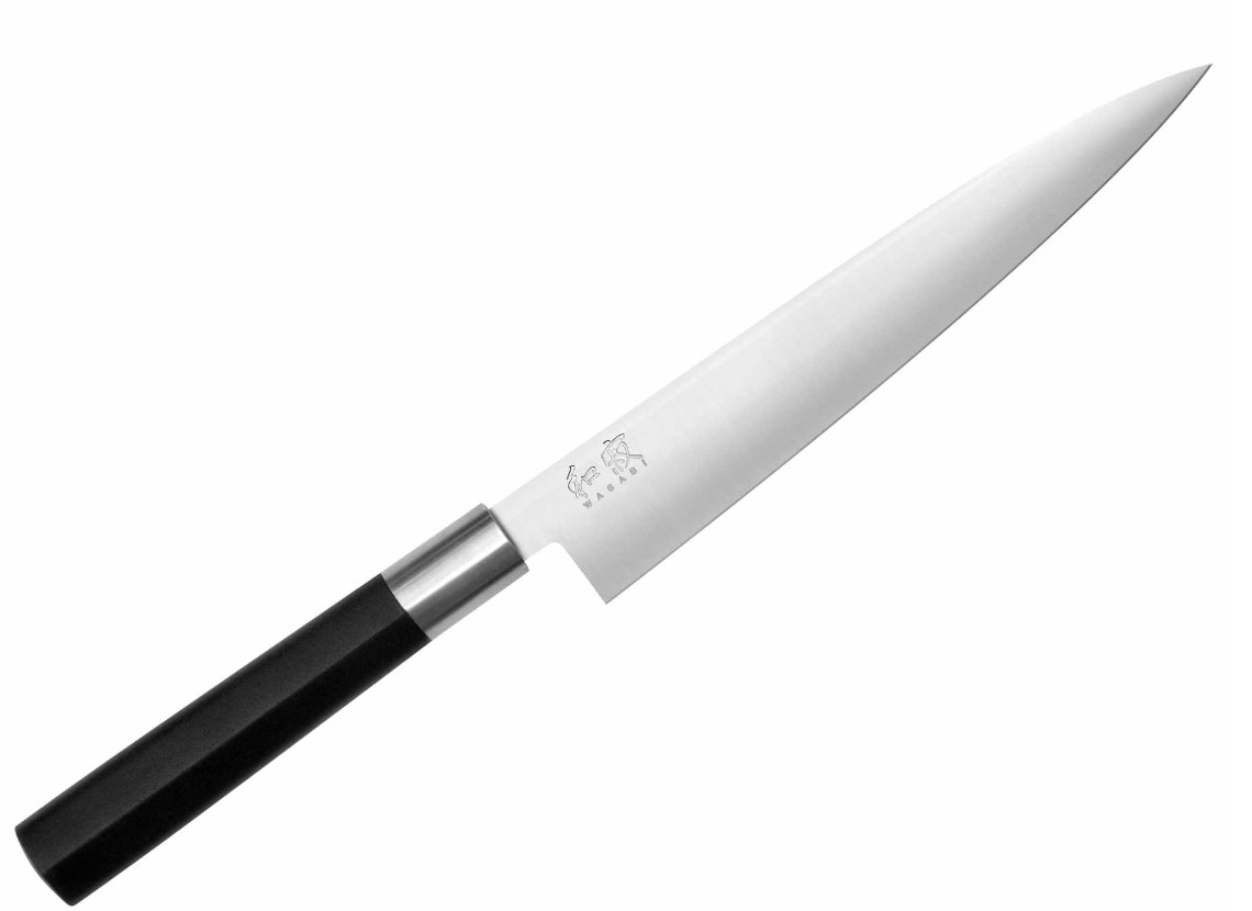 Cuchillo de filetear Kai Wasabi Black 6761F con hoja de 18 cm