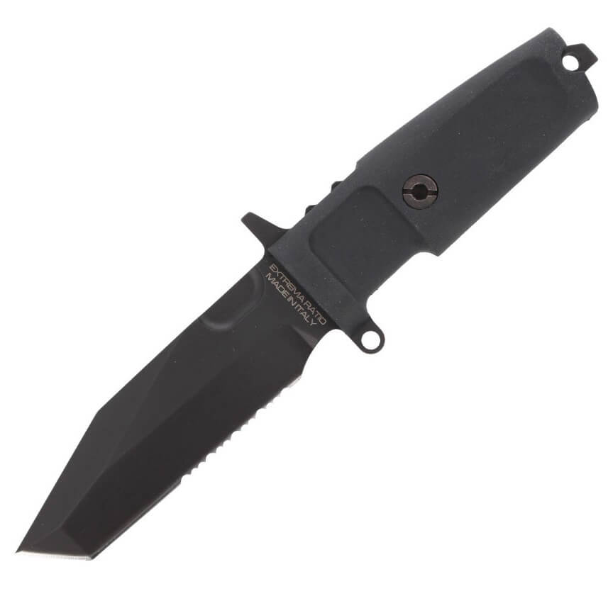 Cuchillo táctico Extrema Ratio Fulcrum C Black con hoja de acero...