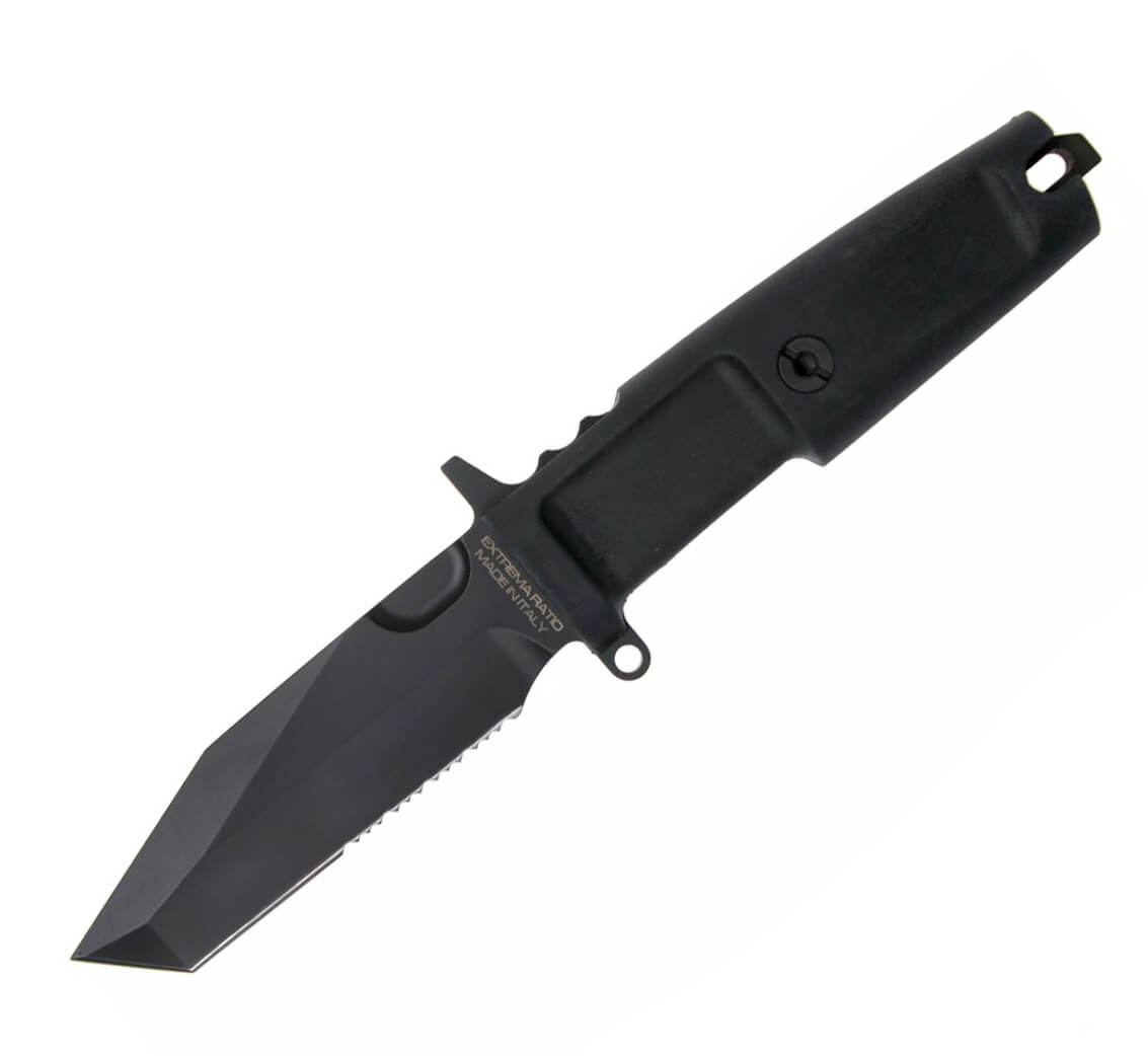 Cuchillo táctico Extrema Ratio Fulcrum C FH Black con hoja de ac...