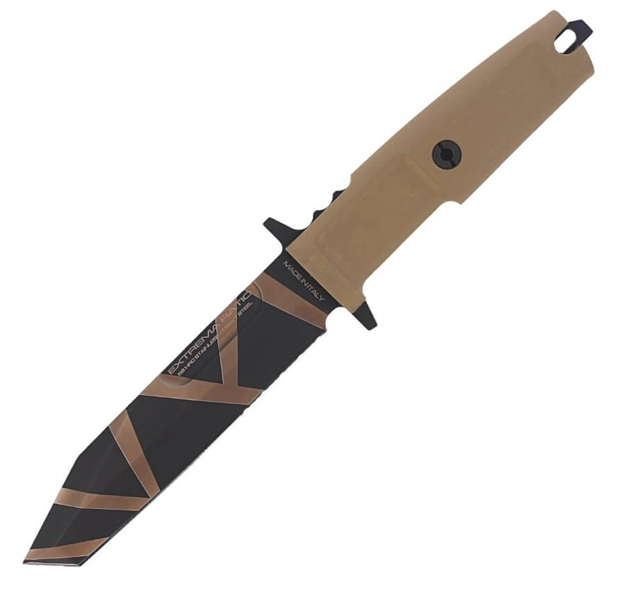 Cuchillo táctico Extrema Ratio Fulcrum S Desert Warfare con mang...