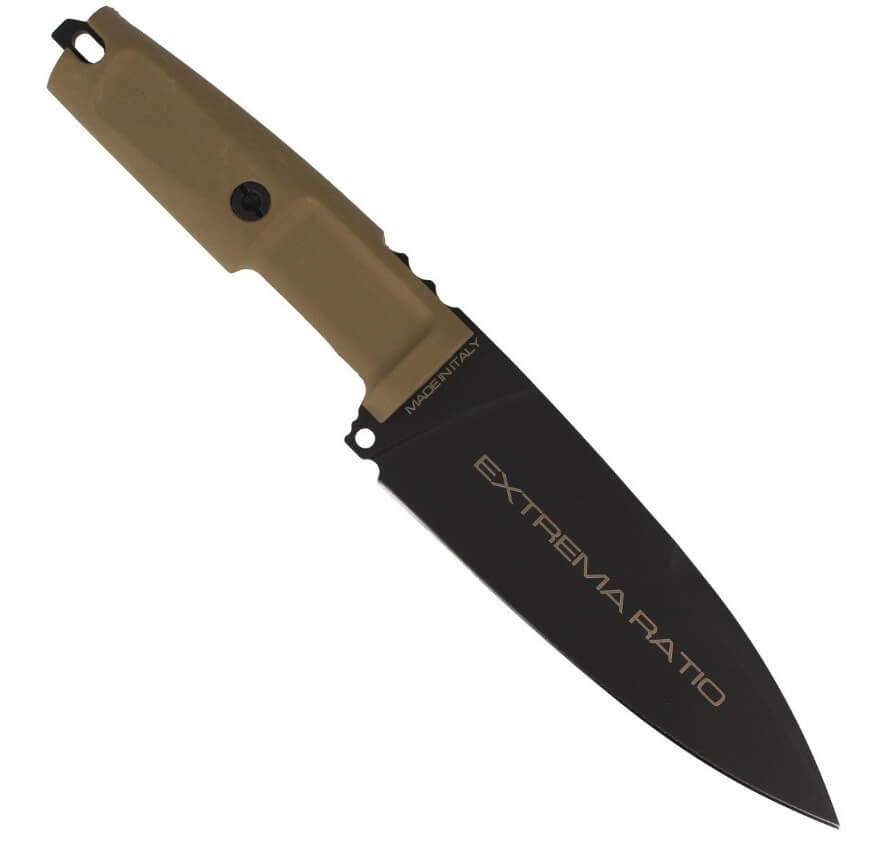 Cuchillo táctico Extrema Ratio Shrapnel one Black con hoja de 157 mm
