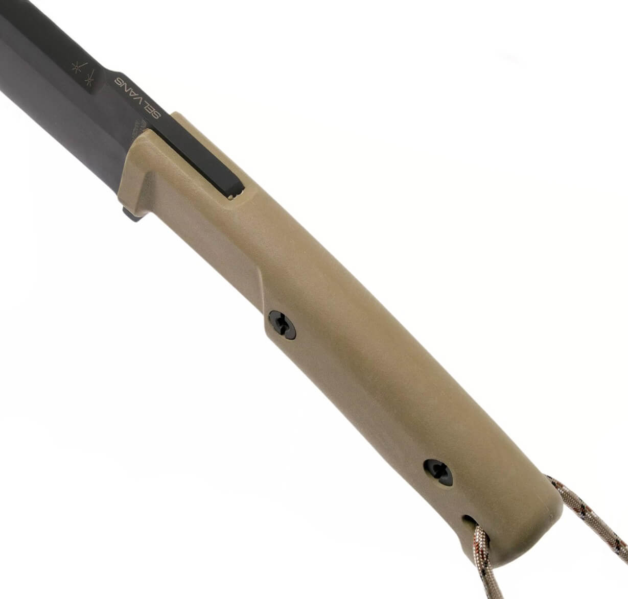 Cuchillo táctico y de supervivencia Extrema Ratio Selvans con mango desert
