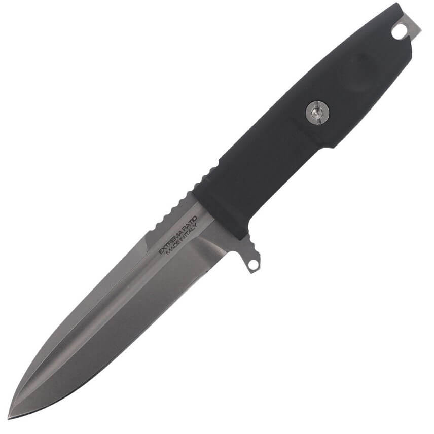 Cuchillo de combate Extrema Ratio Defender 2 Stone Washed con hoja de 118 mm