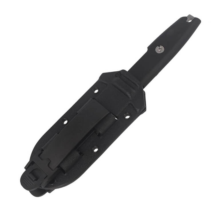 Cuchillo de combate Extrema Ratio Defender 2 Stone Washed con hoja de 118 mm