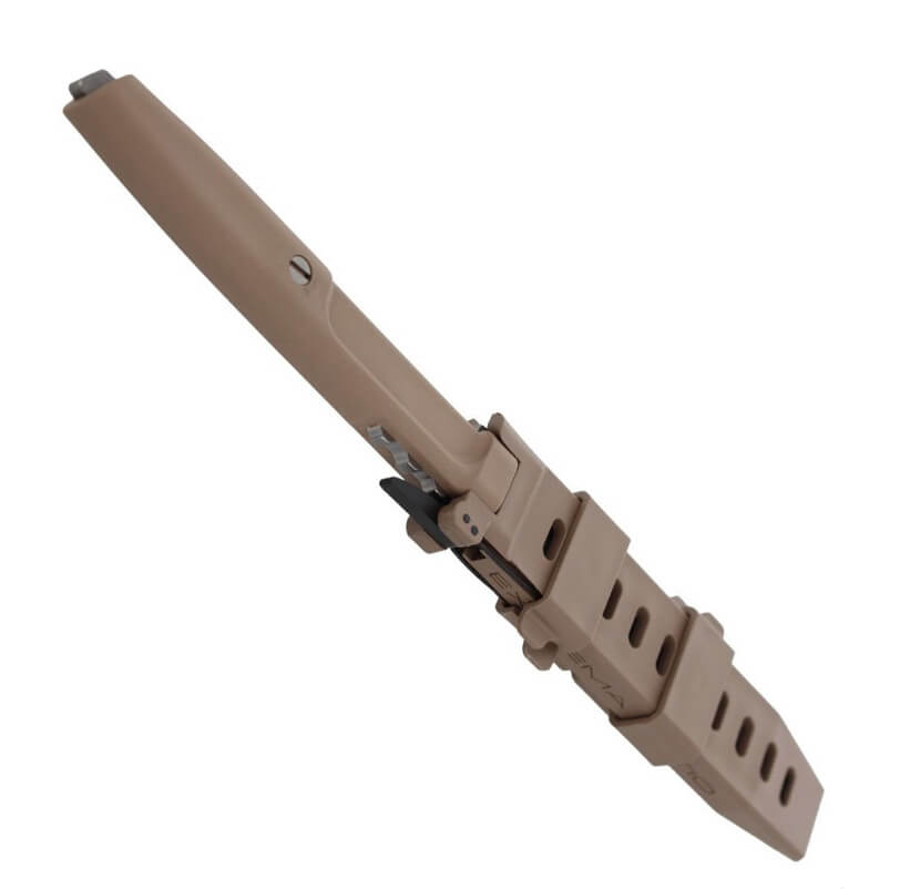 Cuchillo táctico Mamba Black de Extrema Ratio con hoja de 116 mm y funda 