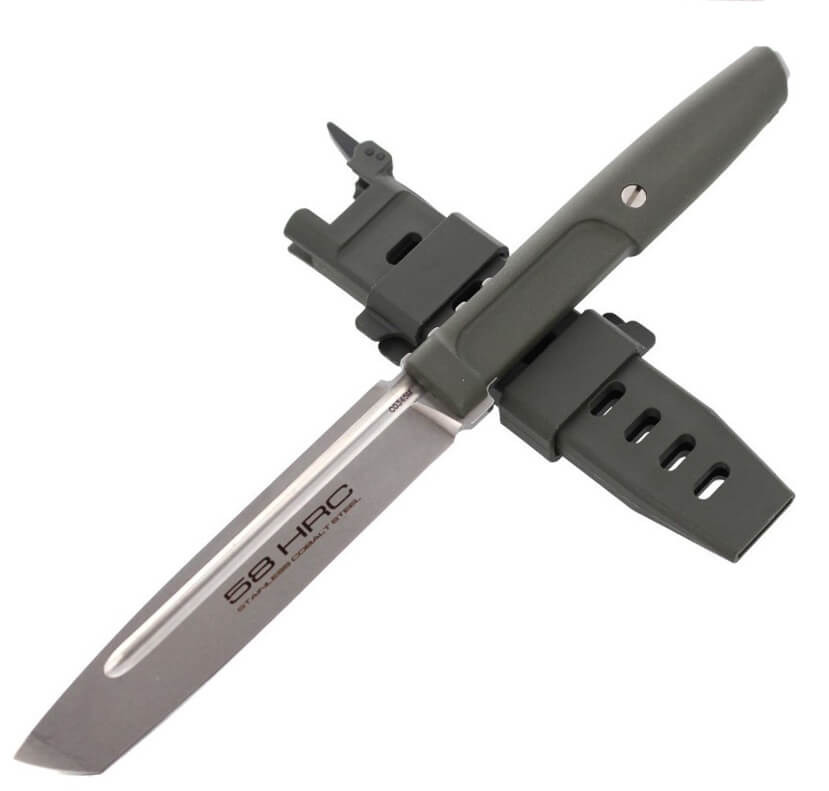 Cuchillo táctico Mamba Ranger Green de Extrema Ratio con hoja de 116 mm y funda 