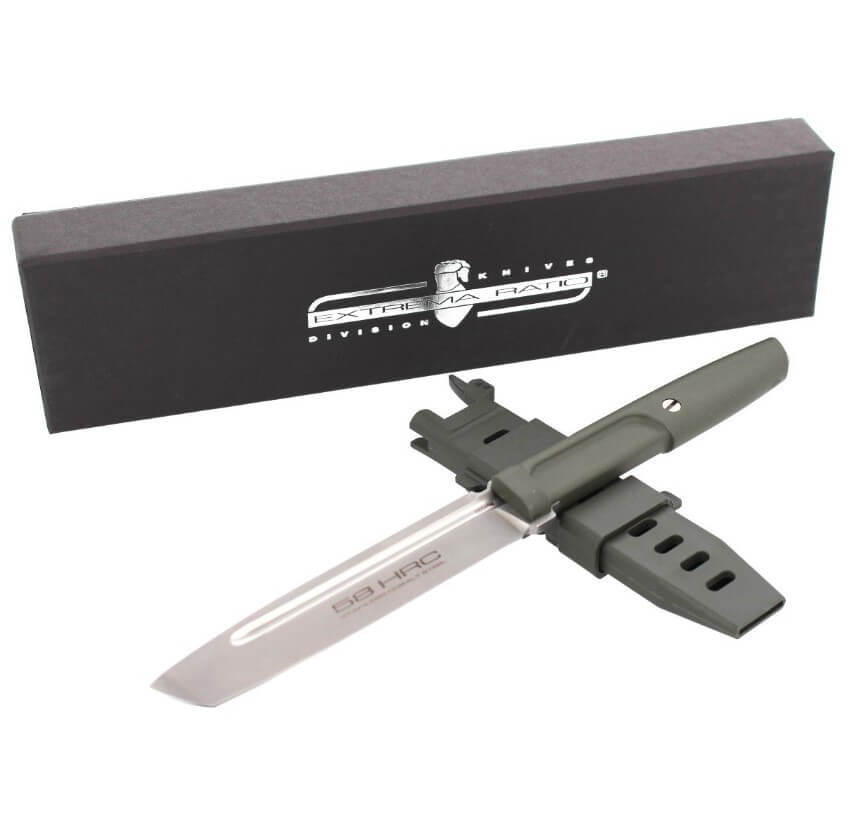 Cuchillo táctico Mamba Ranger Green de Extrema Ratio con hoja de 116 mm y funda 