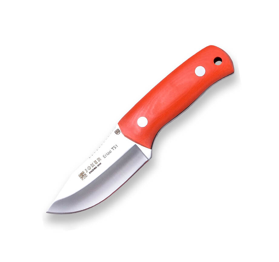 Cuchillo de supervivencia Joker Erizo TS1 con mango de micarta na...